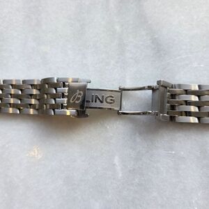 Breitling 22/20mm Stainless Watch Band/ Bracelet